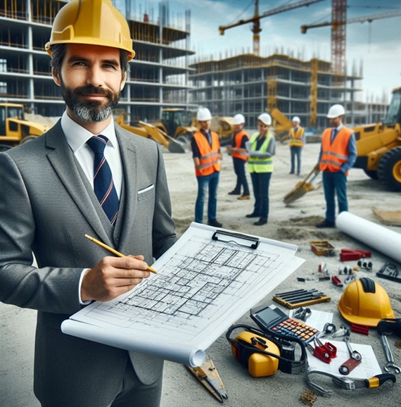 Bauleiter und Projektüberwachung Luka